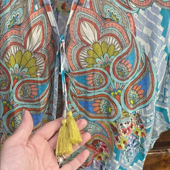 Johnny Was California Regina Kimono Cover-Up. Worn Twice. L/XL. Great condition. - Picture 4 of 6